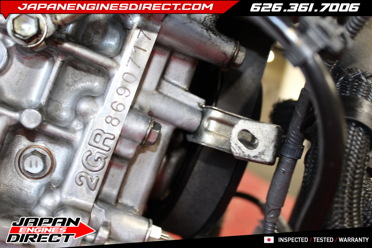 JDM 2007–2011 Lexus GS450h Hybrid Engine 3.5L V6 Motor 2GR-FSE Low Mileage 49K