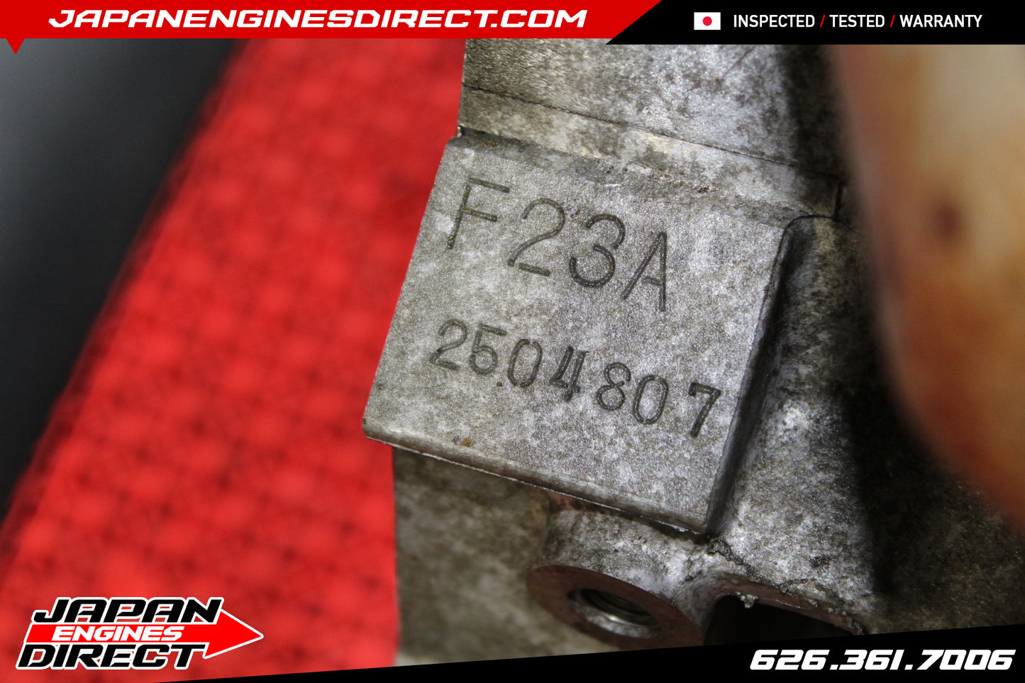 JDM USED HONDA ACCORD 1998-2002 MOTOR 2.3L F23A VTEC ENGINE SOHC JAPAN IMPORTED ULEV
