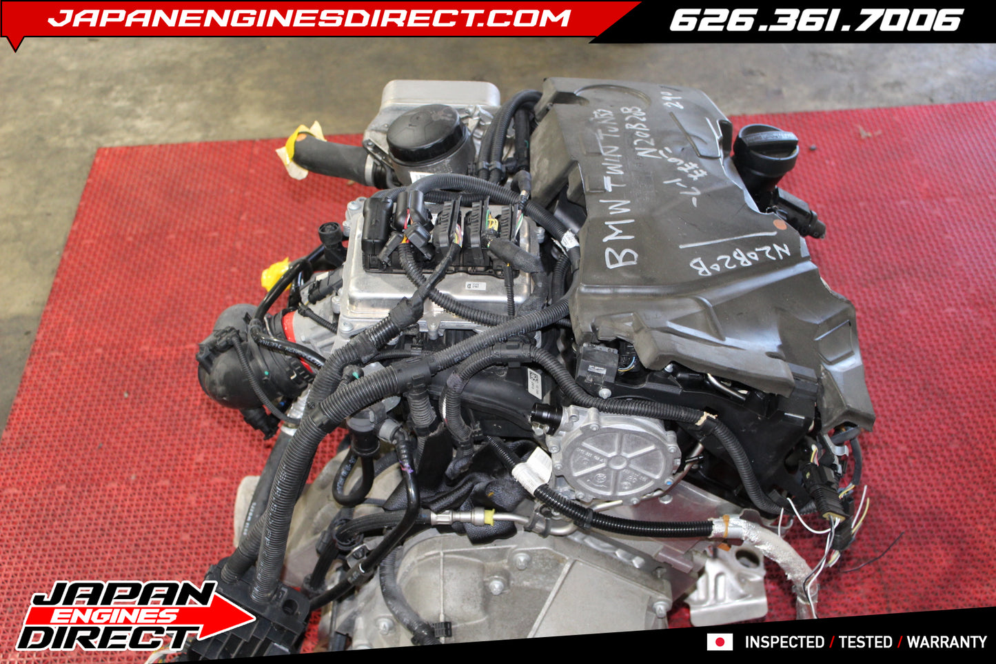 2012–2016 BMW 328i 2.0L Turbo N20 Engine F30 Motor – Low Mileage 52K Imported JDM