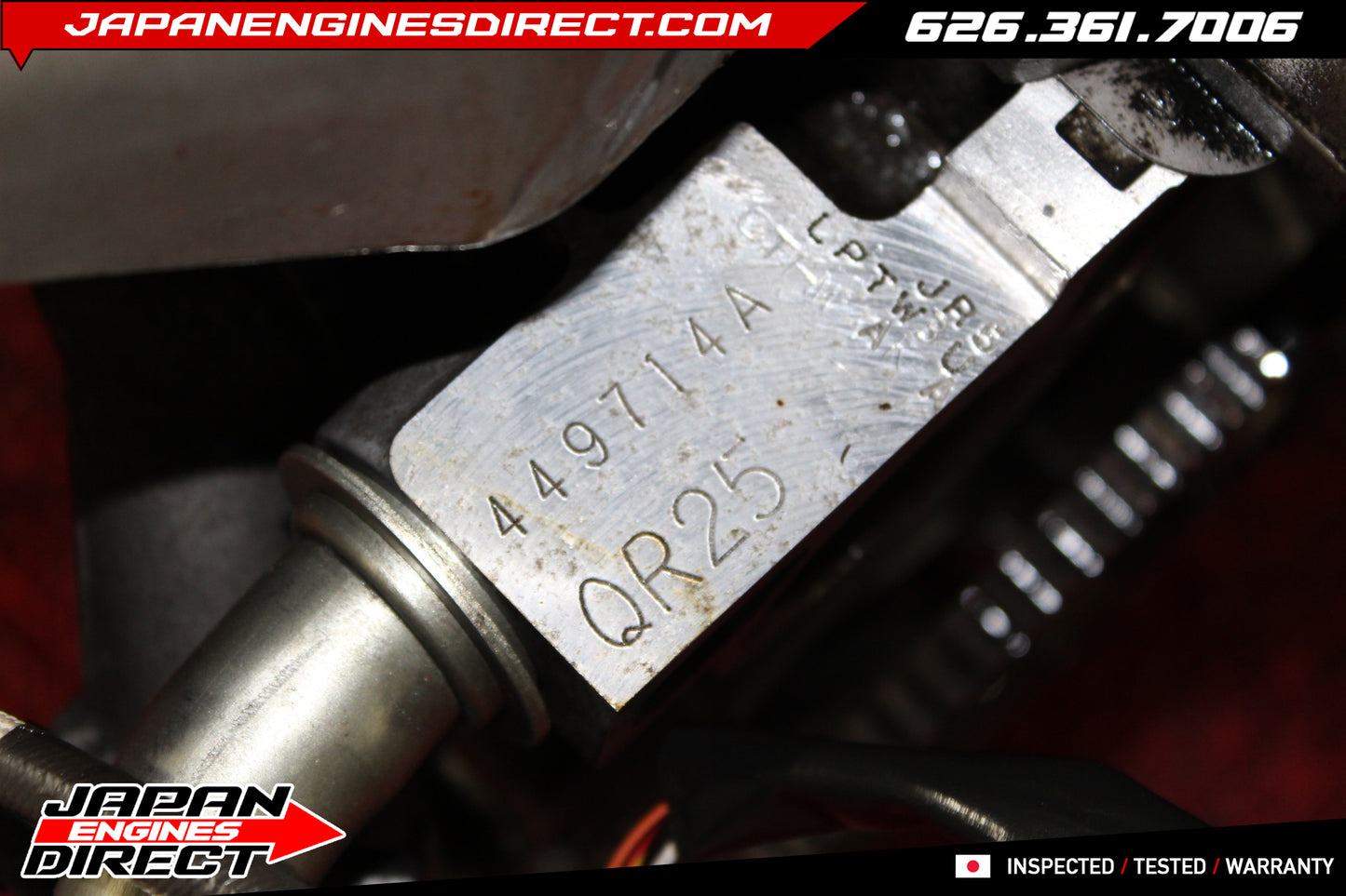 JDM 2002–2006 Nissan Altima Engine 2.5L QR25DE Motor Low Miles OEM