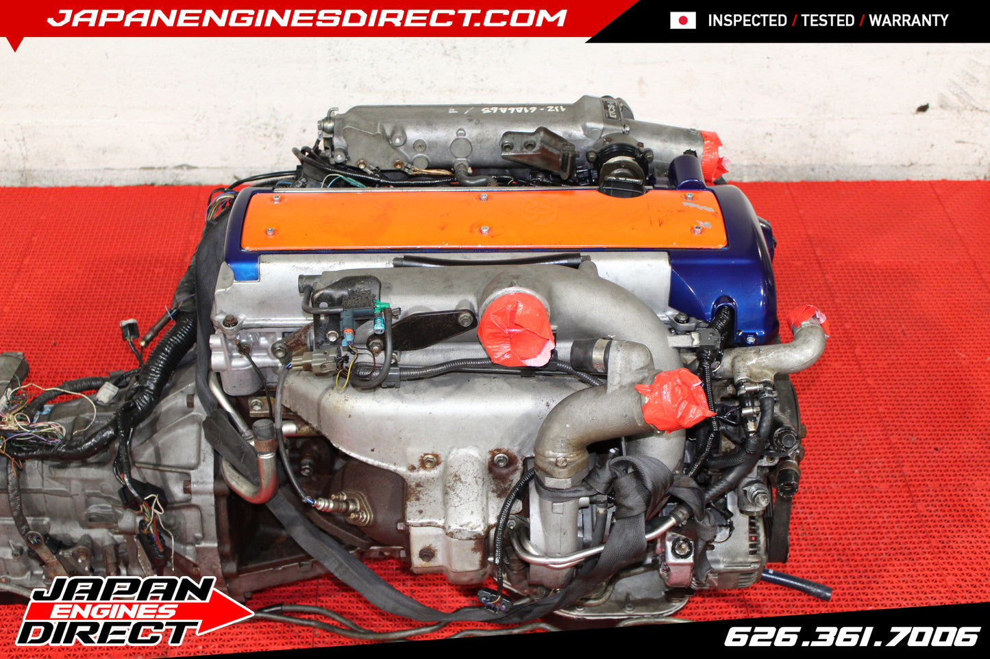 JDM TOYOTA 1JZ-GTE VVTi 2.5L TURBO ENGINE JZX110 | CHASER MOTOR W/ ECU & IGNITOR