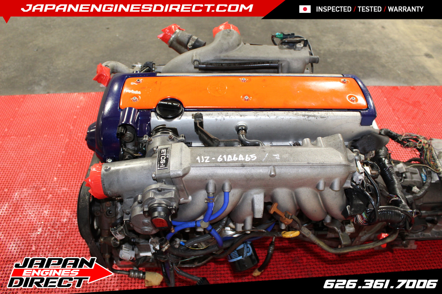 JDM TOYOTA 1JZ-GTE VVTi 2.5L TURBO ENGINE JZX110 | CHASER MOTOR W/ ECU & IGNITOR