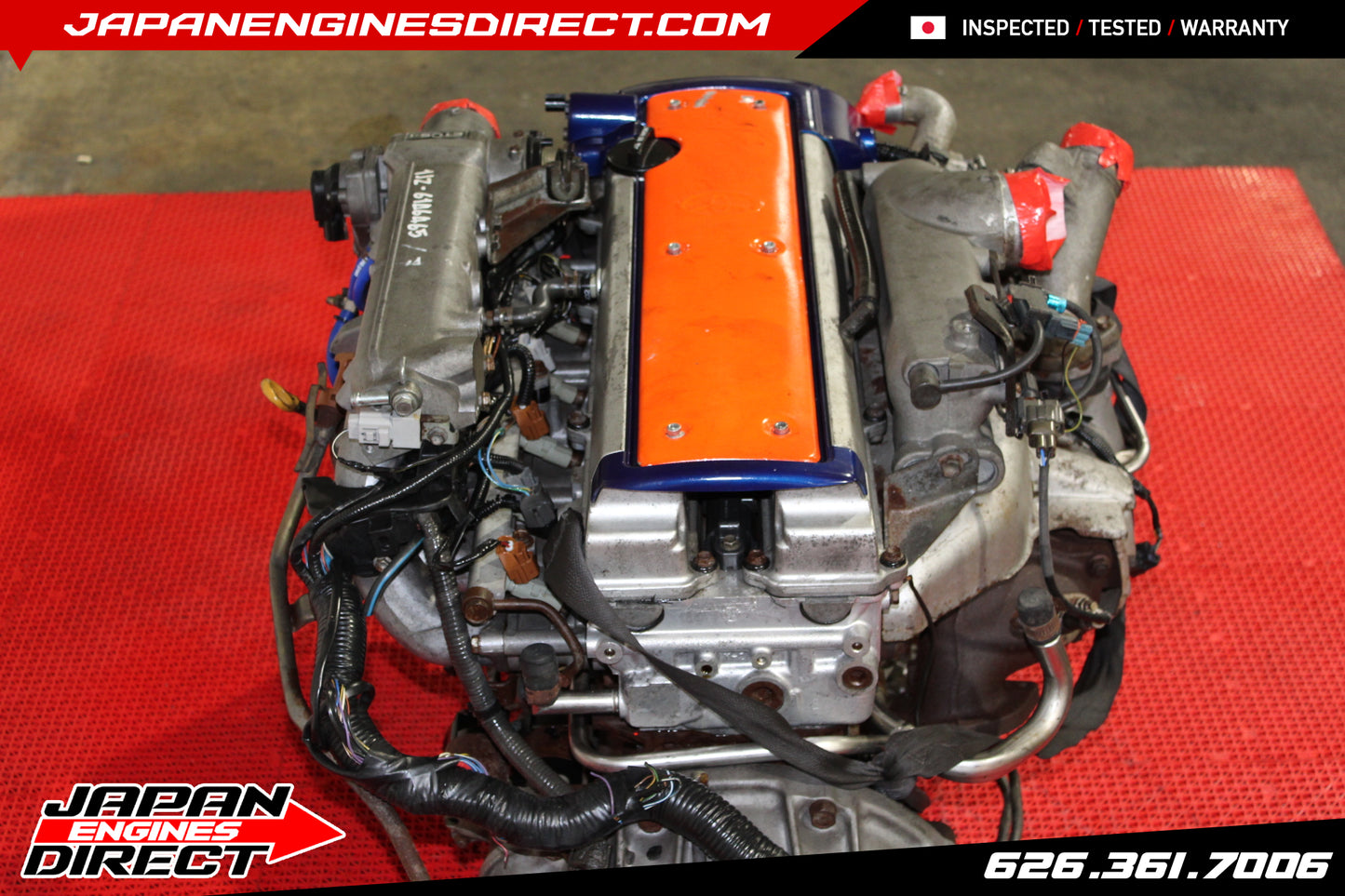 JDM TOYOTA 1JZ-GTE VVTi 2.5L TURBO ENGINE JZX110 | CHASER MOTOR W/ ECU & IGNITOR