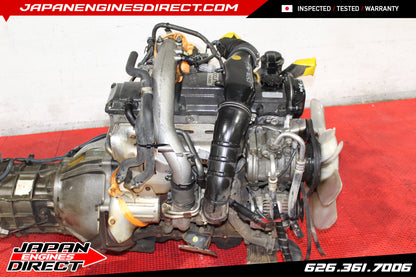 JDM USED TOYOTA 1KZ TURBO DIESEL 3.0L MOTOR W/ 5 SPEED AWD MT HILUX PRADO 1KZ-TE