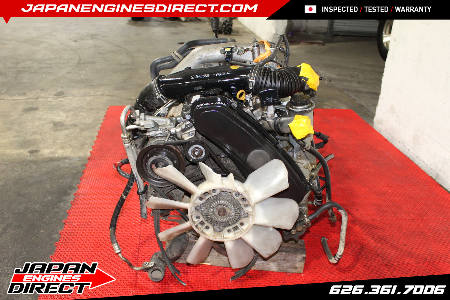 JDM USED TOYOTA 1KZ TURBO DIESEL 3.0L MOTOR W/ 5 SPEED AWD MT HILUX PRADO 1KZ-TE