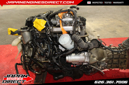 JDM USED TOYOTA 1KZ TURBO DIESEL 3.0L MOTOR W/ 5 SPEED AWD MT HILUX PRADO 1KZ-TE