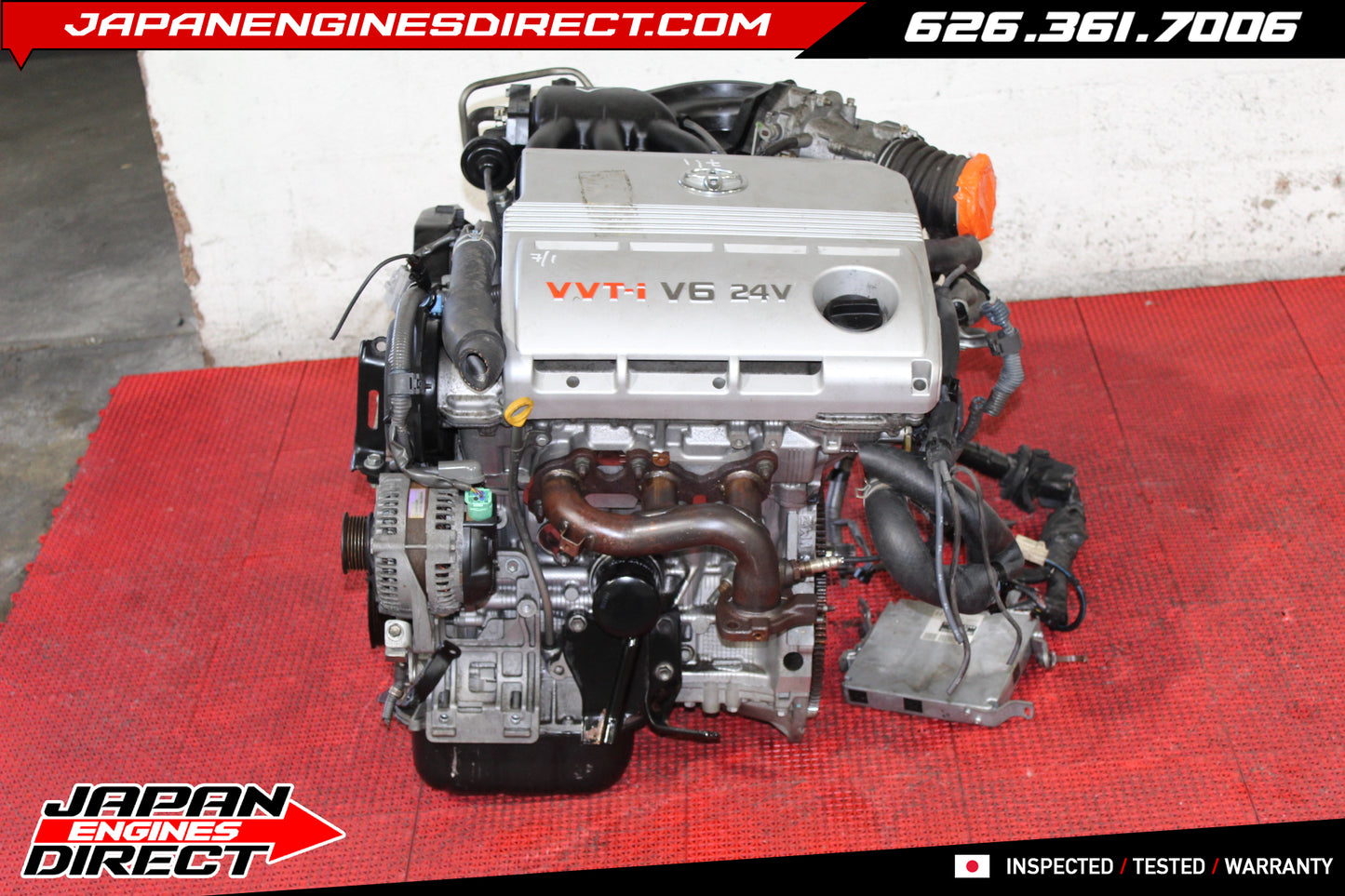 JDM 1MZ-FE RX300 Engine 3.0L V6 VVT-i Motor | 2001 2002 2003 Lexus RX300 FWD 2WD Late Model