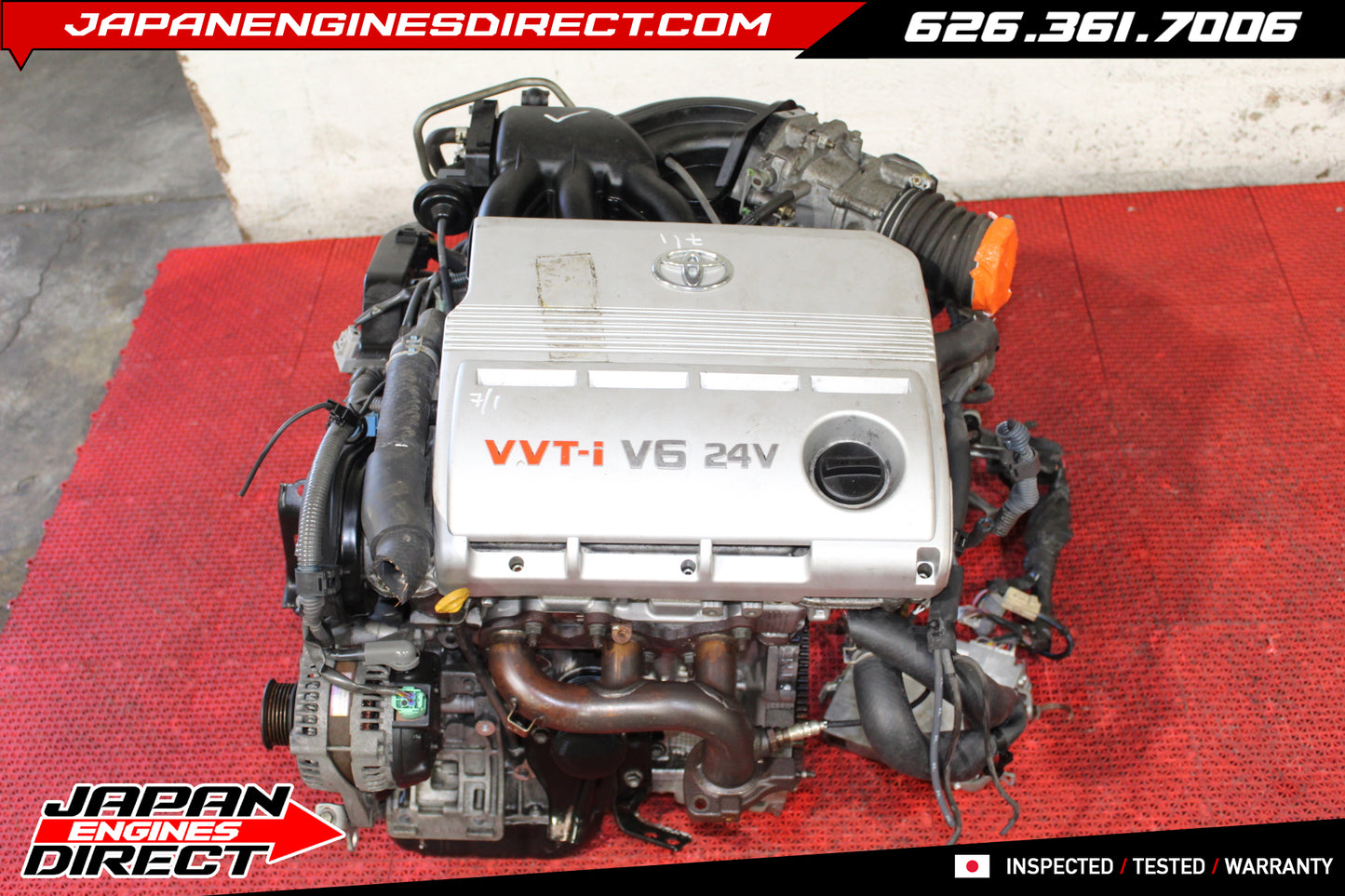 JDM 1MZ-FE RX300 Engine 3.0L V6 VVT-i Motor | 2001 2002 2003 Lexus RX300 FWD 2WD Late Model