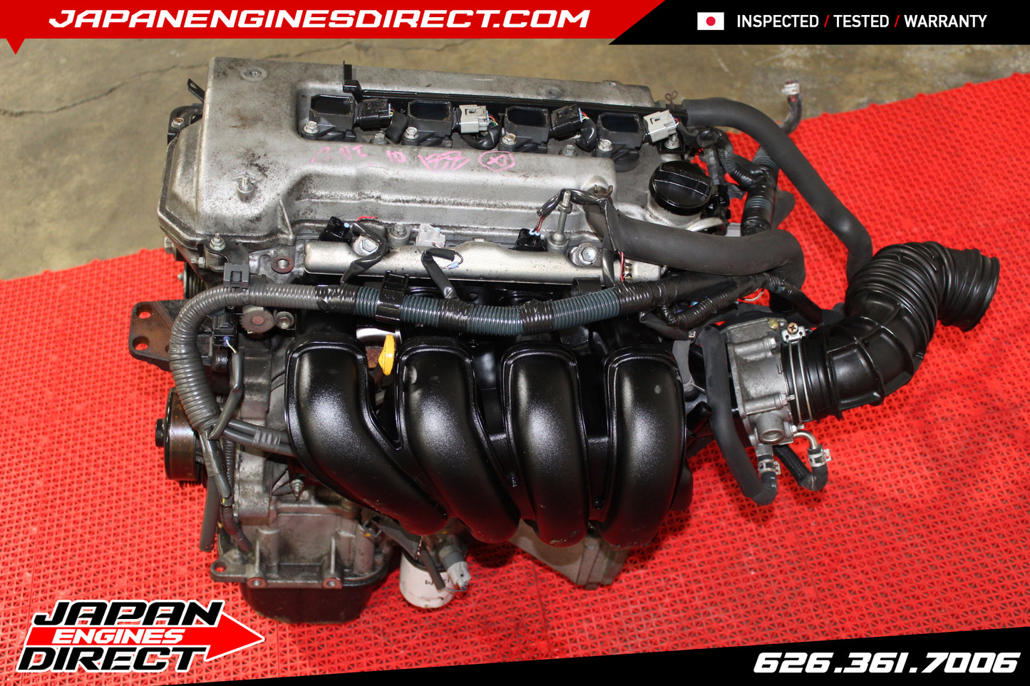 JDM 1998-2008 1ZZ ENGINE MATRIX COROLLA CELICA GT MR-S SPYDER MOTOR - 1.8L 1ZZFE