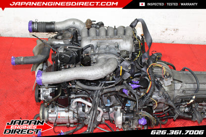 USED JDM MAZDA 20B 3 ROTOR TURBO EUNOS COSMO ENGINE 20B-REW MOTOR 100+PSI COMP