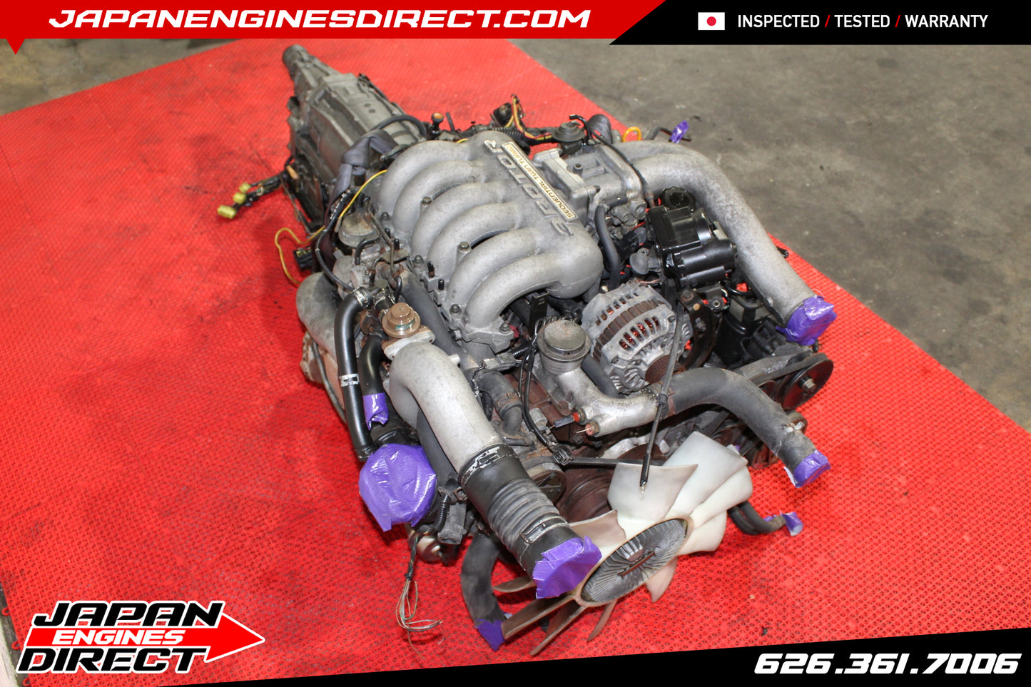 USED JDM MAZDA 20B 3 ROTOR TURBO EUNOS COSMO ENGINE 20B-REW MOTOR 100+PSI COMP