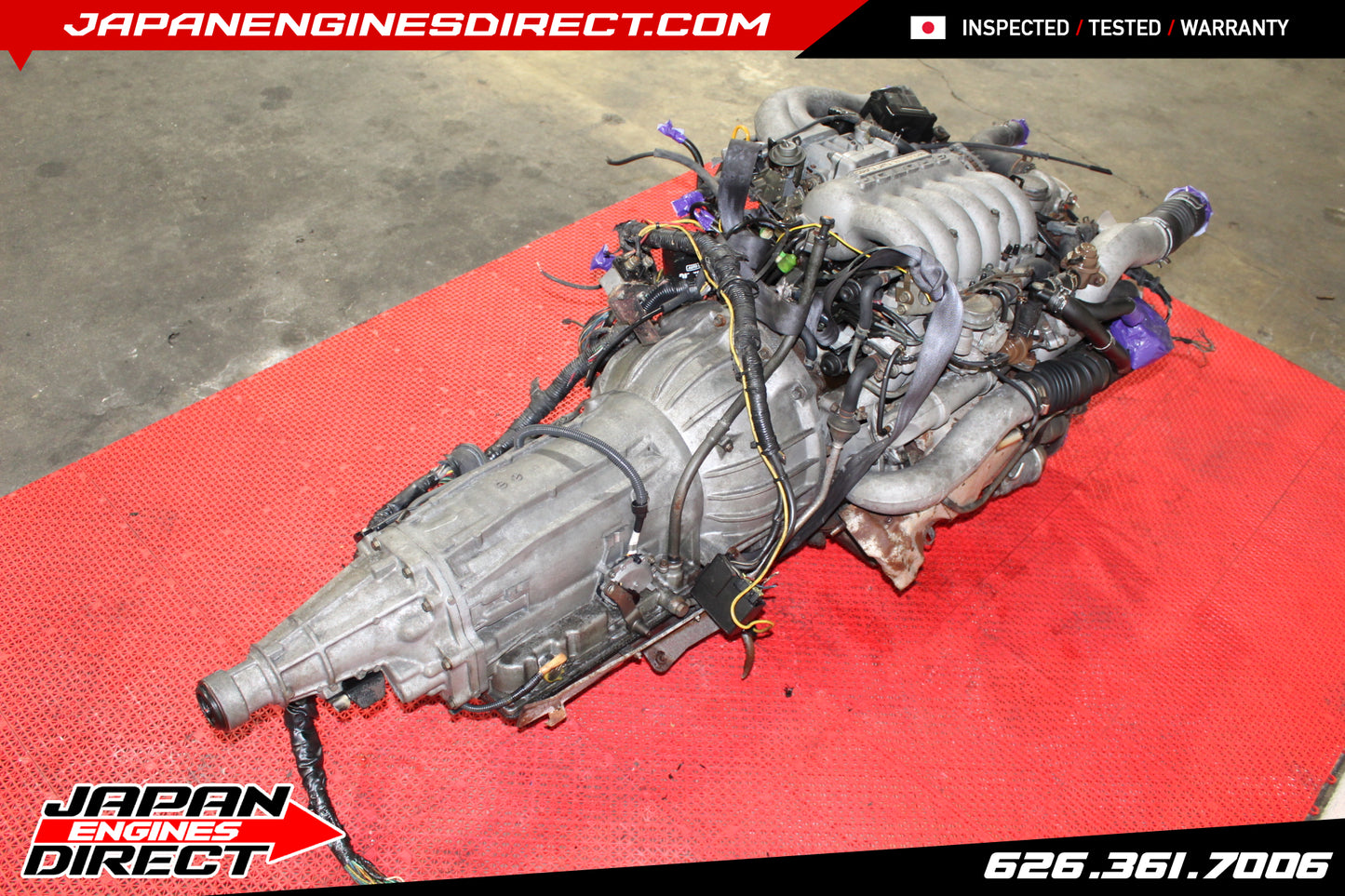 USED JDM MAZDA 20B 3 ROTOR TURBO EUNOS COSMO ENGINE 20B-REW MOTOR 100+PSI COMP