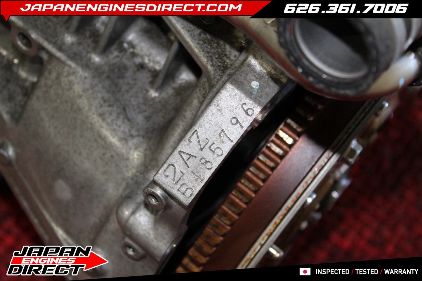 JDM 2007-2011 Toyota Camry Hybrid & 2010-2014 Lexus HS250h 2.4L 2AZ-FXE Engine – Low Mileage