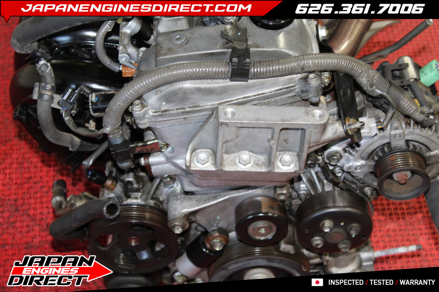 JDM Toyota Camry 2.4L 2AZ-FE 4-Cylinder Engine (2002–2009) – Low Mileage Direct Fit Replacement Motor