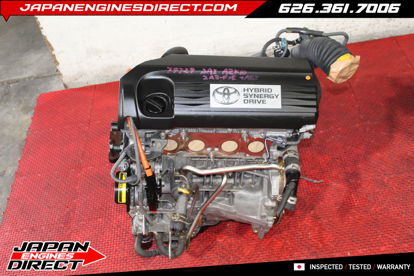 JDM Toyota Camry 2.4L Hybrid Engine 2AZ-FXE (2007–2011) & Lexus HS250h 2.4L Hybrid Engine (2010–2012)