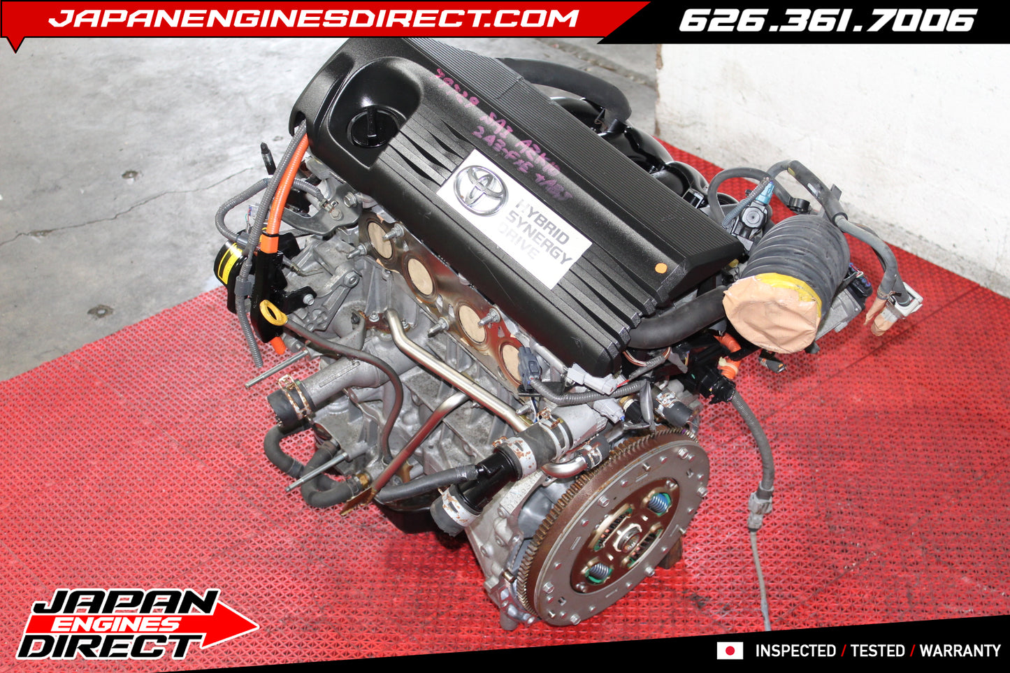 JDM Toyota Camry 2.4L Hybrid Engine 2AZ-FXE (2007–2011) & Lexus HS250h 2.4L Hybrid Engine (2010–2012)