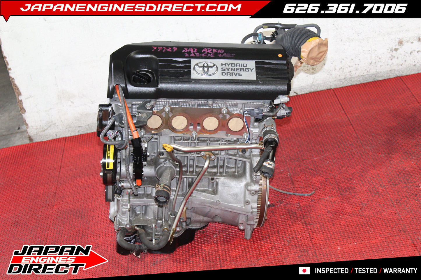 JDM Toyota Camry 2.4L Hybrid Engine 2AZ-FXE (2007–2011) & Lexus HS250h 2.4L Hybrid Engine (2010–2012)