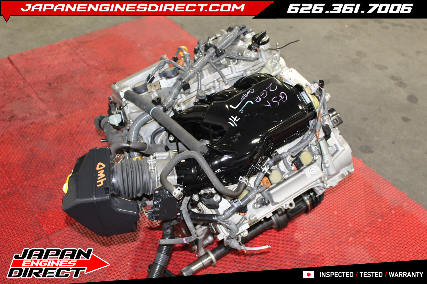 JDM 2011–2016 Toyota Sienna 3.5L V6 4WD 2GR-FE Engine Motor – Low Mileage Japan