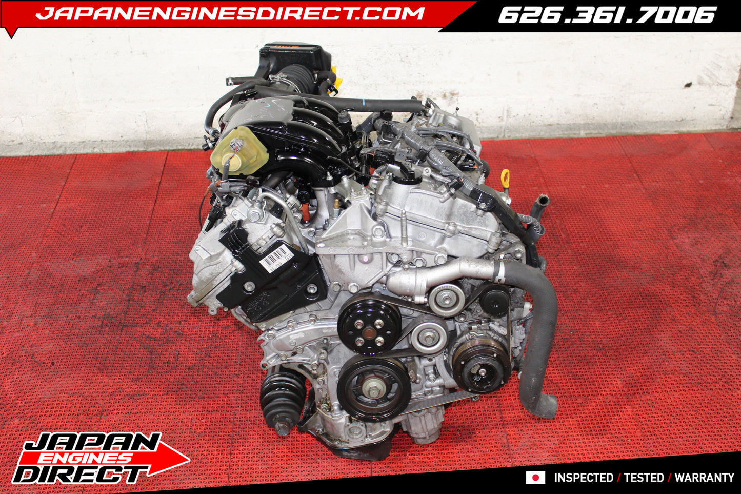 JDM 2011–2016 Toyota Sienna 3.5L V6 4WD 2GR-FE Engine Motor – Low Mileage Japan