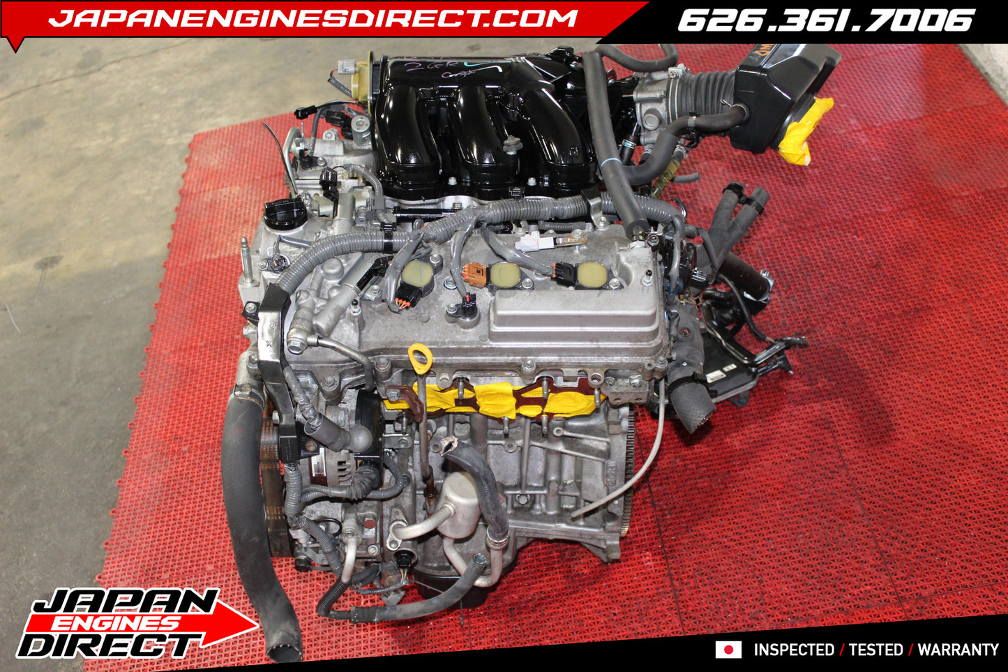 JDM 2011–2016 Toyota Sienna 3.5L V6 4WD 2GR-FE Engine Motor – Low Mileage Japan