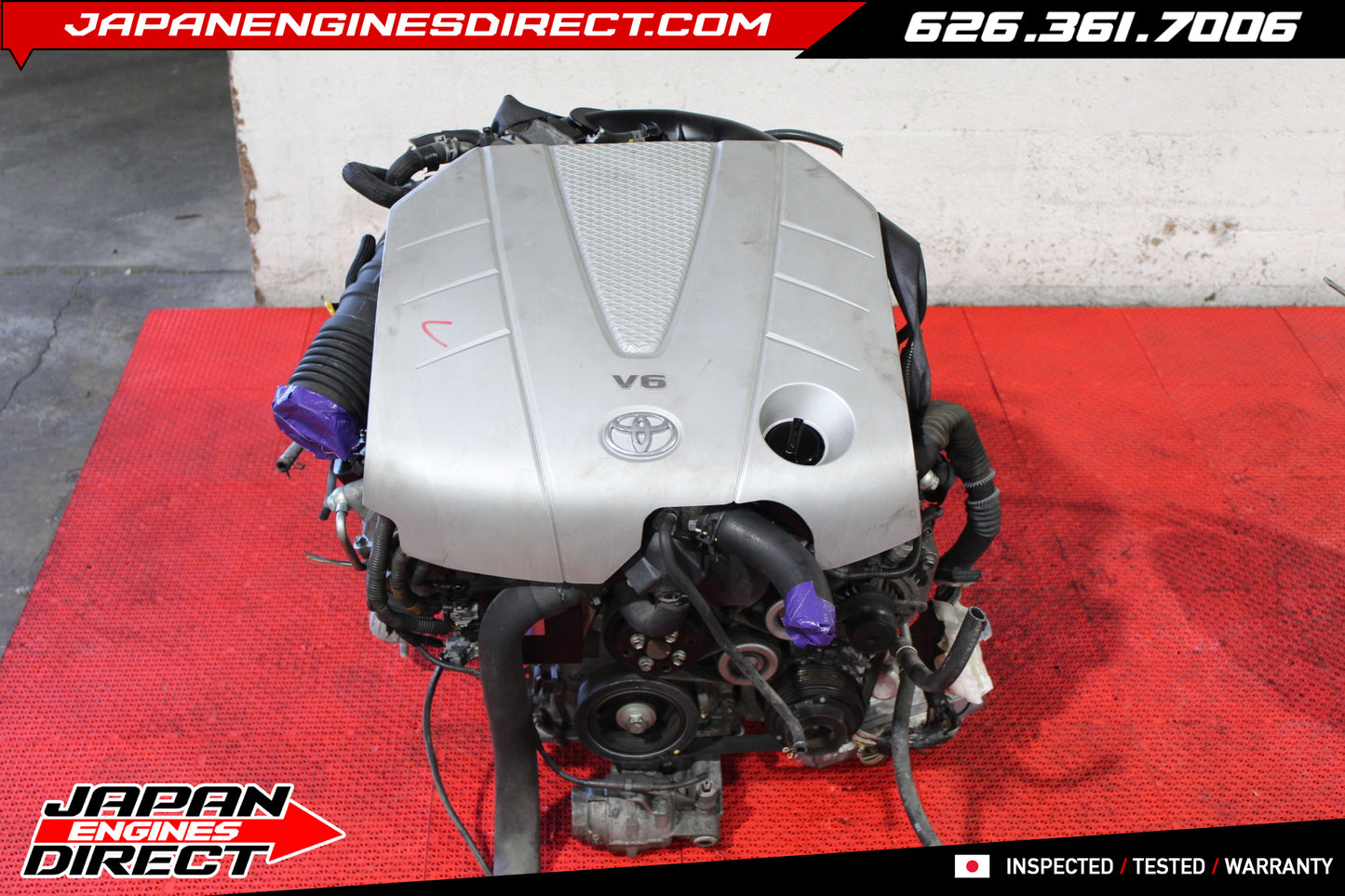 JDM Toyota 2GR-FSE 3.5L V6 VVT-i RWD Engine for Lexus GS350 (2007–2011) & IS350 (2006–2015)