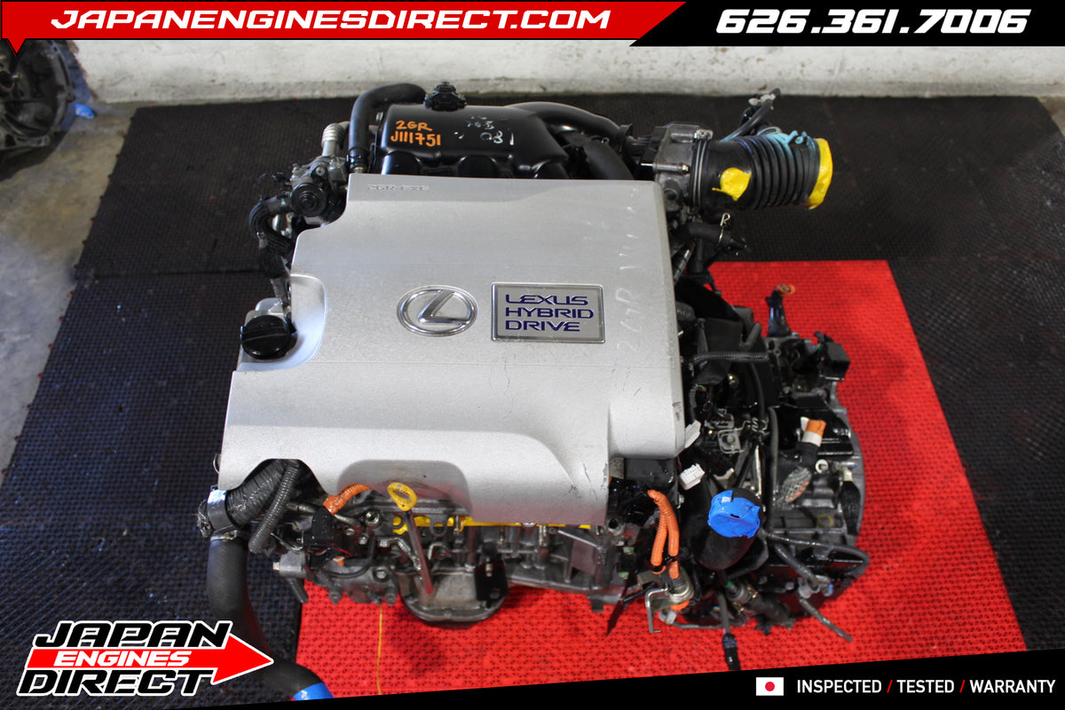 JDM 2010-2015 Lexus RX450h / 2011-2016 Toyota Highlander Hybrid 3.5L V6 2GR-FXE Engine Motor – 41K Miles