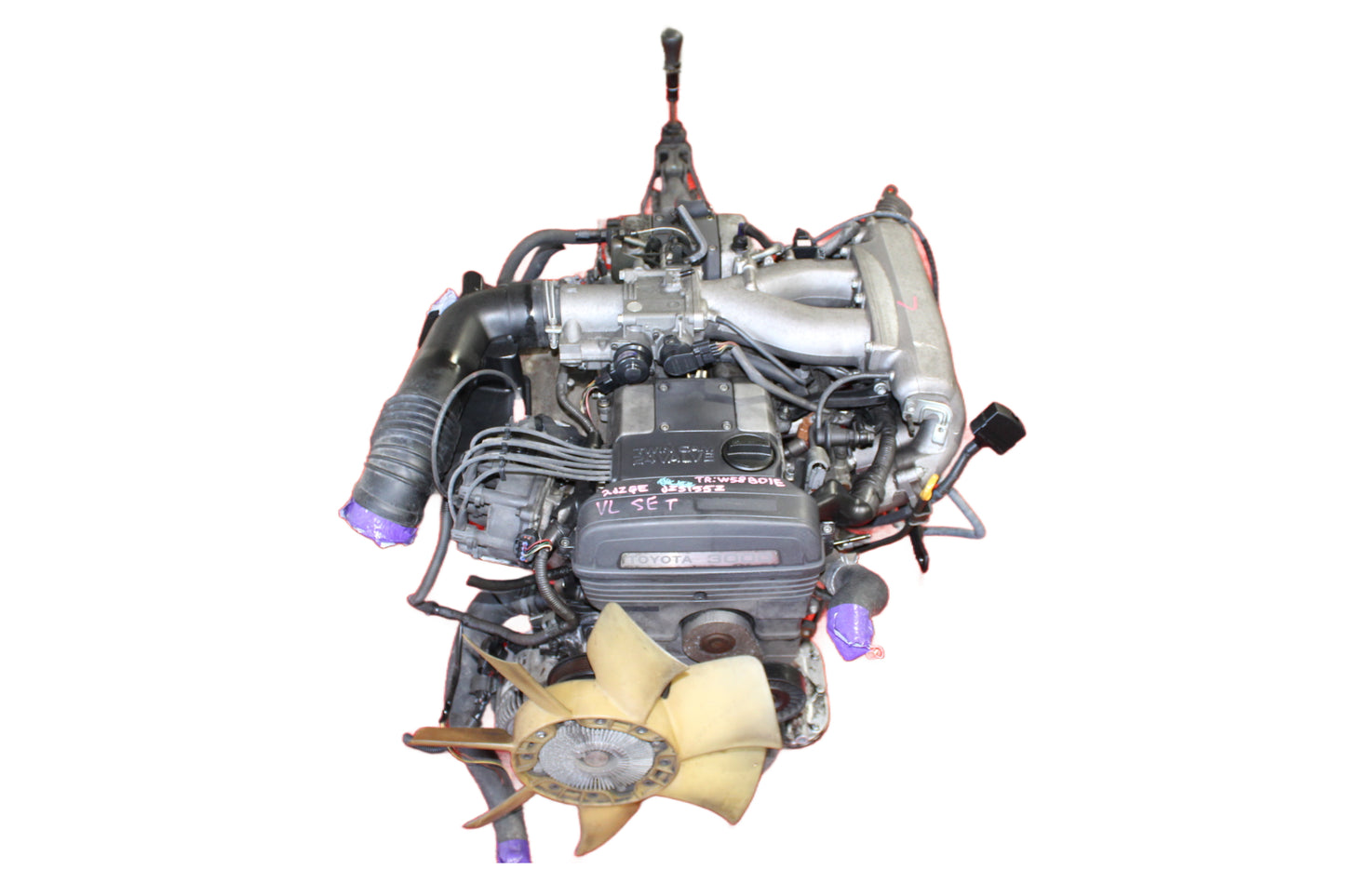 JDM Toyota 2JZ-GE Non-VVTI 3.0L Engine with W58 5-Speed Manual Transmission for Aristo, Supra & Chaser
