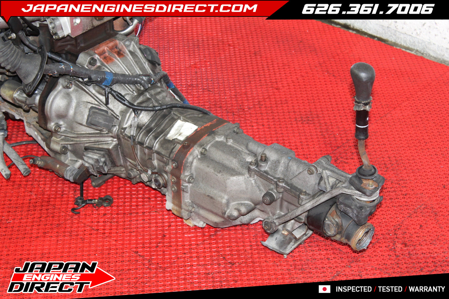 JDM Toyota 2JZ-GE Non-VVTI 3.0L Engine with W58 5-Speed Manual Transmission for Aristo, Supra & Chaser