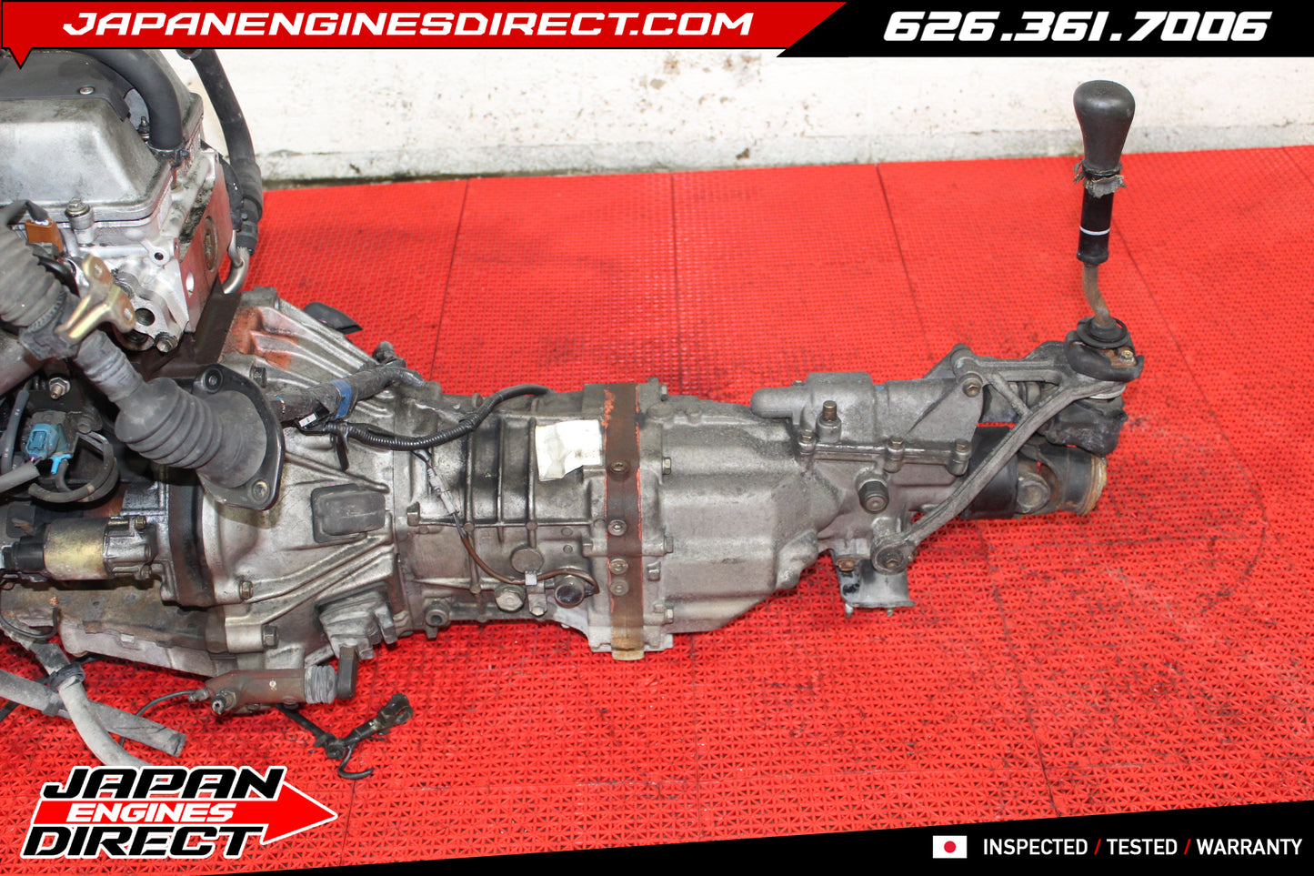 JDM Toyota 2JZ-GE Non-VVTI 3.0L Engine with W58 5-Speed Manual Transmission for Aristo, Supra & Chaser