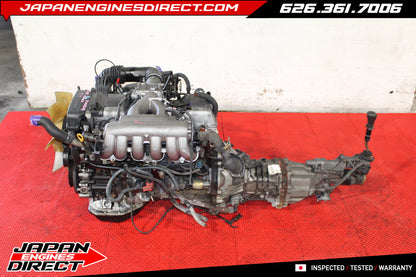JDM Toyota 2JZ-GE Non-VVTI 3.0L Engine with W58 5-Speed Manual Transmission for Aristo, Supra & Chaser
