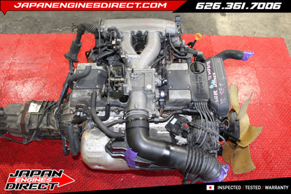 JDM Toyota 2JZ-GE Non-VVTI 3.0L Engine with W58 5-Speed Manual Transmission for Aristo, Supra & Chaser