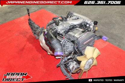 JDM Toyota 2JZ-GE Non-VVTI 3.0L Engine with W58 5-Speed Manual Transmission for Aristo, Supra & Chaser