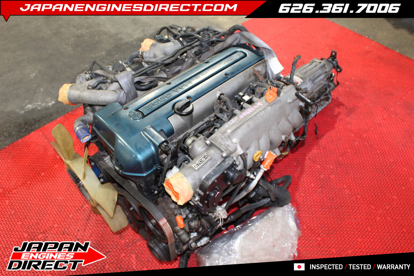 Used JDM 2JZGTE 3.0l Twin Turbo Motor VVTI Engine 2JZ Supra Aristo GS300