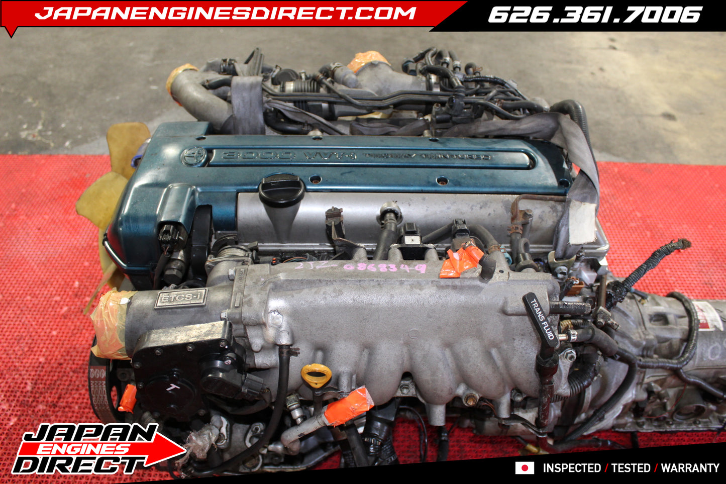 Used JDM 2JZGTE 3.0l Twin Turbo Motor VVTI Engine 2JZ Supra Aristo GS300