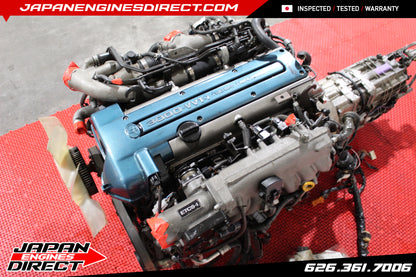 JDM TOYOTA SUPRA 2JZ VVTI TWIN TURBO MOTOR + 6 SPEED V161 TRANS MK4 JZA80 2JZGTE