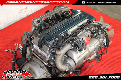 JDM TOYOTA SUPRA 2JZ VVTI TWIN TURBO MOTOR + 6 SPEED V161 TRANS MK4 JZA80 2JZGTE
