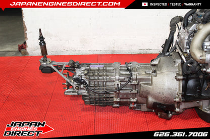 JDM TOYOTA SUPRA 2JZ VVTI TWIN TURBO MOTOR + 6 SPEED V161 TRANS MK4 JZA80 2JZGTE