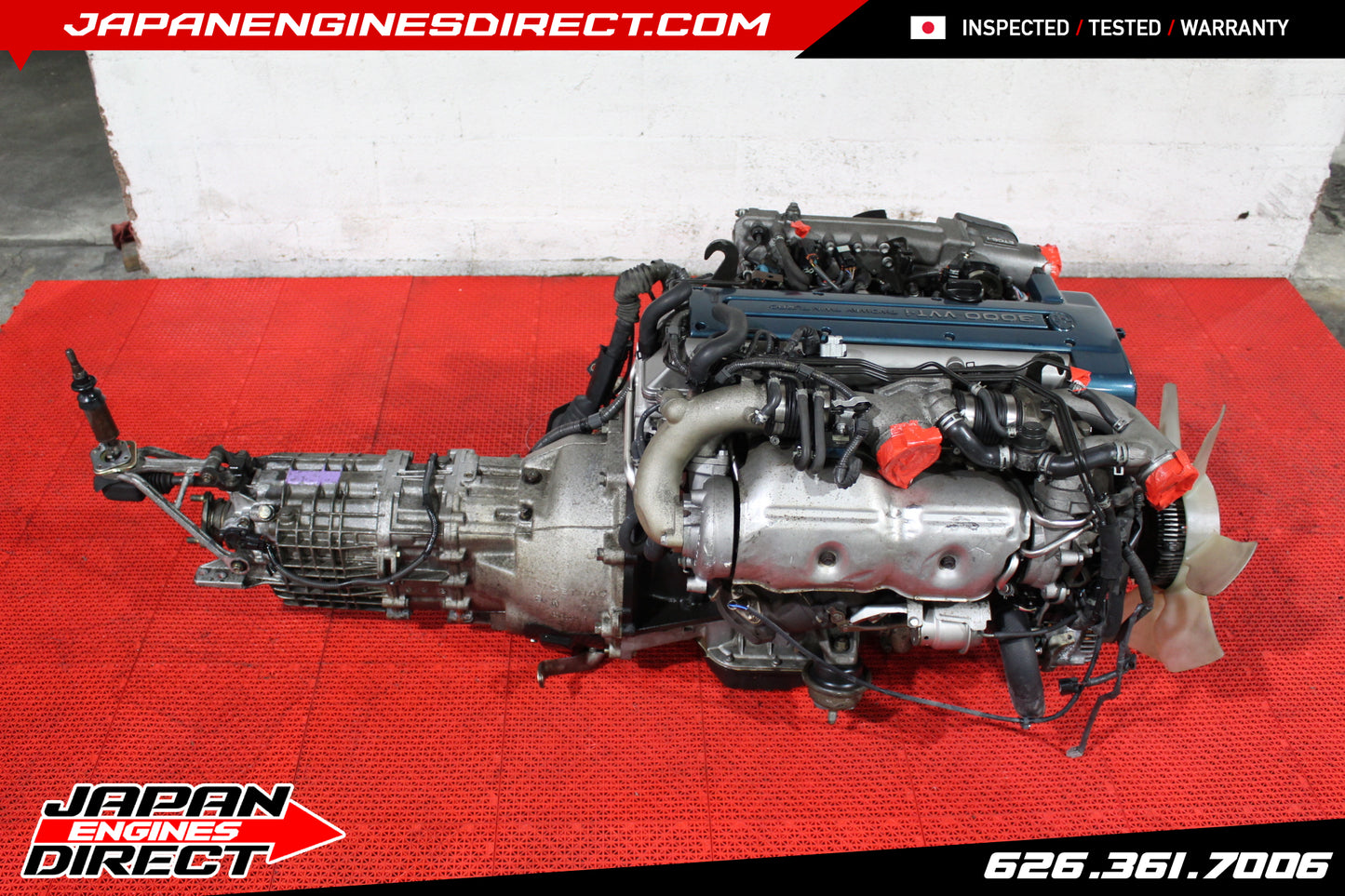 JDM TOYOTA SUPRA 2JZ VVTI TWIN TURBO MOTOR + 6 SPEED V161 TRANS MK4 JZA80 2JZGTE