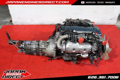 JDM TOYOTA SUPRA 2JZ VVTI TWIN TURBO MOTOR + 6 SPEED V161 TRANS MK4 JZA80 2JZGTE
