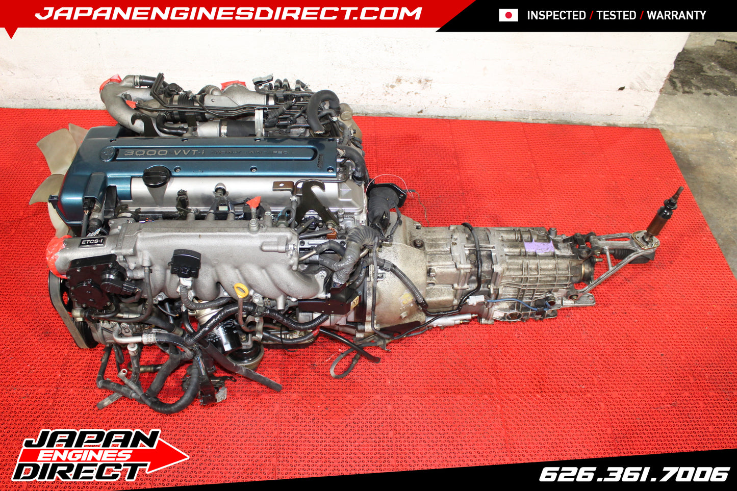 JDM TOYOTA SUPRA 2JZ VVTI TWIN TURBO MOTOR + 6 SPEED V161 TRANS MK4 JZA80 2JZGTE
