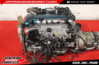 JDM TOYOTA SUPRA 2JZ VVTI TWIN TURBO MOTOR + 6 SPEED V161 TRANS MK4 JZA80 2JZGTE