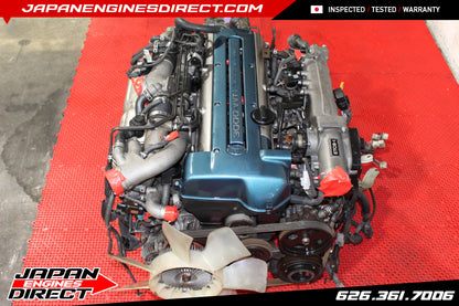 JDM TOYOTA SUPRA 2JZ VVTI TWIN TURBO MOTOR + 6 SPEED V161 TRANS MK4 JZA80 2JZGTE