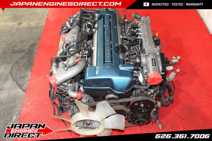 JDM TOYOTA SUPRA 2JZ VVTI TWIN TURBO MOTOR + 6 SPEED V161 TRANS MK4 JZA80 2JZGTE
