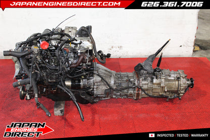 JDM Toyota 2L-TE 2.4L Turbo Diesel Engine with 5-Speed Manual Transmission & Mechanical Injection Pump