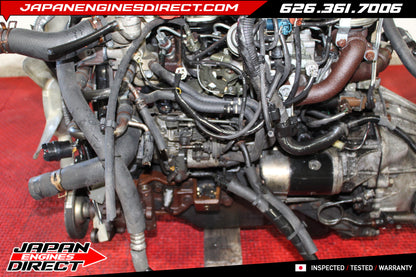 JDM Toyota 2L-TE 2.4L Turbo Diesel Engine with 5-Speed Manual Transmission & Mechanical Injection Pump