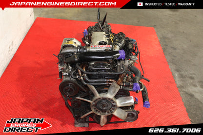 JDM TOYOTA 2L-TE TURBO DIESEL ENGINE 2.4L MOTOR MANUAL 4X4 TRANS HILUX 4RUNNER