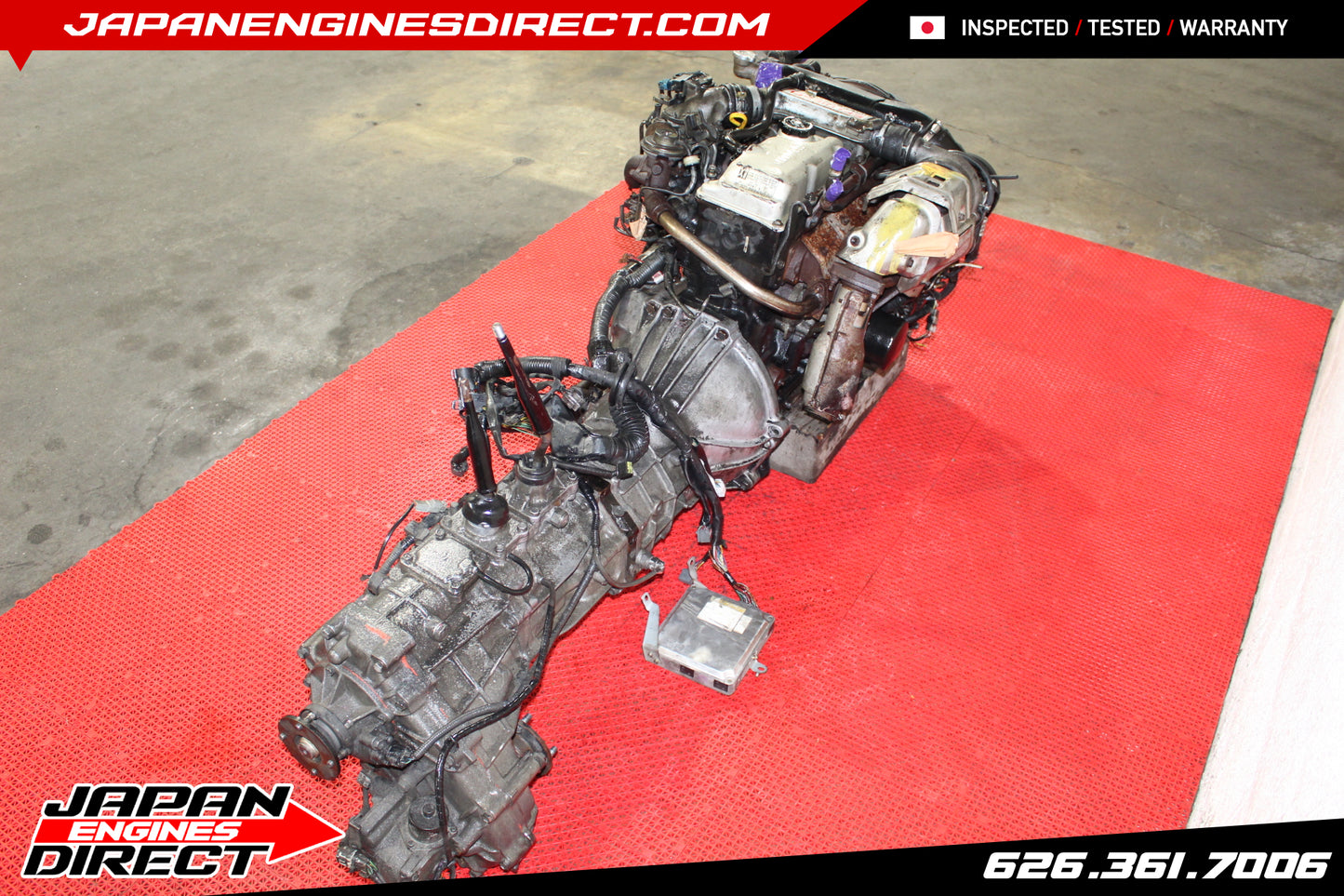 JDM TOYOTA 2L-TE TURBO DIESEL ENGINE 2.4L MOTOR MANUAL 4X4 TRANS HILUX 4RUNNER