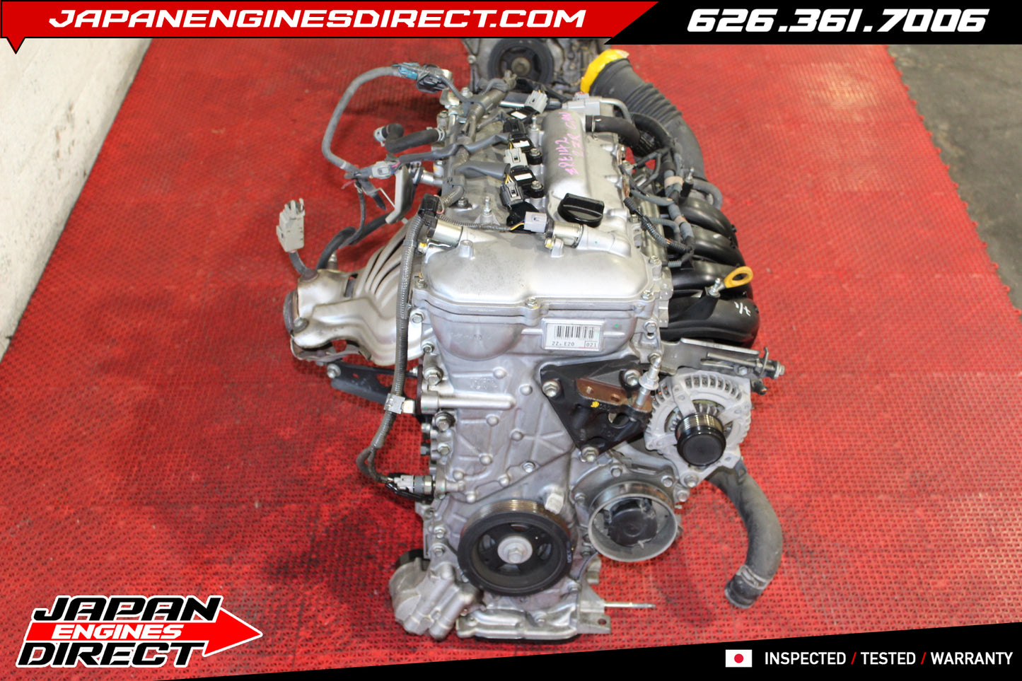JDM Toyota 2ZR-FE 1.8L Engine for Corolla (2009–2015), Matrix (2009–2014) & Scion xD (2008–2014) – Low Mileage OEM Motor