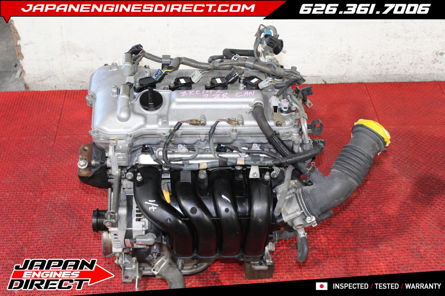 JDM Toyota 2ZR-FE 1.8L Engine for Corolla (2009–2015), Matrix (2009–2014) & Scion xD (2008–2014) – Low Mileage OEM Motor