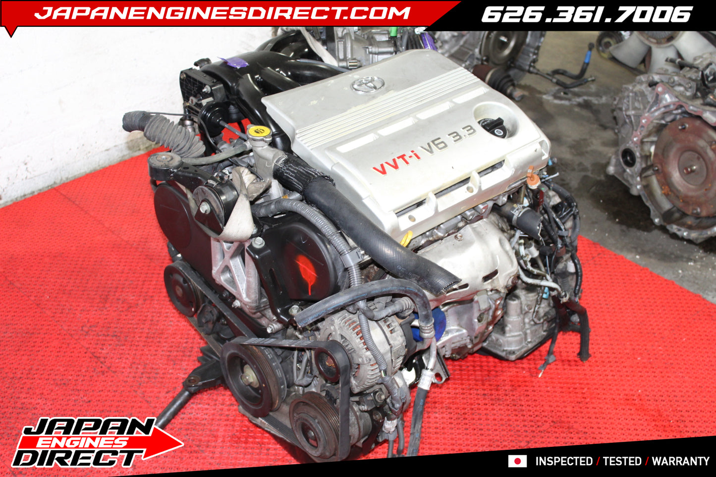 Used Toyota Solara Engine 3.3L V6 VVTI Motor 2004-2008 | JDM Japan Imported